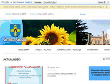 Tablet Screenshot of gminagubin.pl